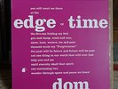 DOM Edge Of Time RARE 2x VINYL LP KRAUT / Prog MASTERPIECE Reissue NM PERFECT