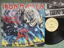 IRON MAIDEN LP NUMBER OF THE BEAST VG+/EX+ IRISH PRESS