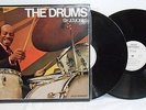 TRES RARE DOUBLE LP 33T THE DRUMS BY JO JONES JAZZ ODYSSEY BX2 MONO STEREO NM