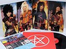 MOTLEY CRUE SHOUT AT THE DEVIL VINYL LP 1983 ORIGINAL +FAN CLUB SHEET EX RARE
