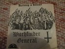 WITCHFINDER GENERAL   BURNING A SINNER  NWOBHM  ORIGINAL  RARE 7  SINGLE