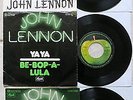 JOHN  LENNON 3 Singles  Imagine + Stand by Me + Ya Ya / Be-Bop-A-Lula  all w. PS