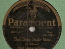BLIND LEMON JEFFERSON THAT BLACK SNAKE MOAN PARAMOUNT 78