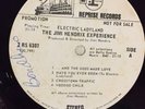 JIMI HENDRIX EXPERIENCE Electric Ladyland SEVEN ARTS 6307 Promo White Label Rare