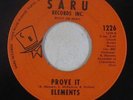 Northern Soul 45 - Elements - Prove It - Saru - mp3