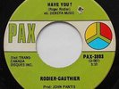 *ROGER RODIER-GAUTHIER Have you / Overseer PSYCH FOLK 1970 CANADA PAX RARE 45