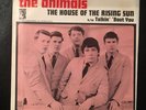 THE ANIMALS House Of The Rising Sun Talkin' Bout You Picture Sleeve & 45 Record