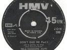 FELA RANSOME KUTI Don’t Gag Me essential AFRO BEAT nigeria og 45 VG+ LISTEN