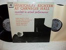 columbia sviatoslav richter carngie hall vol II mono demo M- 2LPs