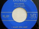 DIXIE 1070 BOB JONES orig Rockabilly 45 Near Mint I Want Cha Baby