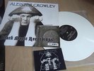 ALEISTER CROWLEY - BLACK MAGIC... 2008 LP WHITE VINYL & PATCH LED ZEPPELIN RARE