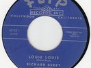 RICHARD BERRY-LOUIE LOUIE / ROCK ROCK ROCK- FLIP 45 321 -DOOWOP EX  HEAR IT
