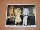 ELVIS PRESLEY - RARE ORIGINAL 1969 'The Trouble With Girls' UK CINEMA LOBBY CARD