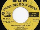 Ramblers-Vadunt Un Va Da Song-MGM Promo Doo Wop 45 
