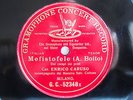 78rpm ENRICO CARUSO - BOITO Mefistofele - RED G&T MILANO TOP CONDITION 