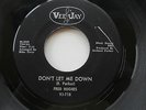 Fred Hughes - Don't Let Me Down  SINGLE ORIG USA Vee Jay 