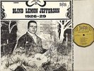 BLIND LEMON JEFFERSON 1926-1929 BLP 12000 usa biograph 1968 LP EX/EX