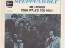 STEPPENWOLF The Pusher RARE Sweden 45 UNIQUE p/s US heavy psych prog biker HEAR