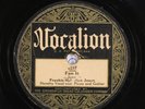 78 RPM -- Frankie Half Pint Jaxon, Vocalion 1257, E-V+  Blues - Jazz