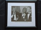 Dean Martin Sinatra  Black & White Framed Photo Print 42 cm x 37 cm/Photograph