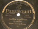 Blind Lemon Jefferson Paramount Blues Grail record 78 rpm Vintage Antique Music