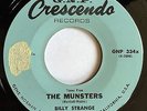 BILLY STRANGE “MUNSTERS” 45 novelty TV theme G.N.P. CRESCENDO orig ’64 nice HEAR