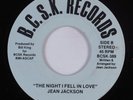 Modern Soul Boogie 45 JEAN JACKSON The Night I Fell In Love BCSK HEAR