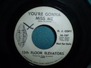 13TH FLOOR ELEVATORS you're gonna miss me PROMO 45 PSYCH / GARAGE INT. ART. 1966