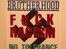 BROTHERHOOD Fuck Racism No Tolerance RED 45 Vinyl Skate Edge #2 RARE HEAR B-383