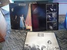 3 Rush 33 rpm vinyl records- Exit stage left-permanent waves-moving pictures