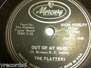 The Platters:  Out Of My Mind/Twilight Time (Doo Wop R&B 78 RPM) 10