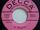 DECCA 29936 Autry Inman orig Rockabilly 45 PROMO Mint Minus Be Bop Baby