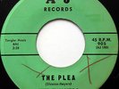 The TANGIERS 45 The Plea / Doin' The Waddle AJ label DOO WOP mg833