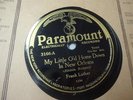 Paramount 78 Frank Luther sleeve Jimmie Rodgers 3166 very rare record nice cond
