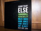 Cannonball Adderley Somethin' Else LP Blue Note BLP 1595 1958 Mono 1st Pr EX/EX