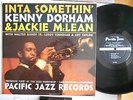 Kenny Dorham & Jackie McLean Inta somethin' Pacific Jazz mono DG black-silver