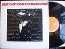 DAVID BOWIE - STATION TO STATION - ORIGINAL VINYL LP + 1976 RCA A2/B1 EX-/EX-