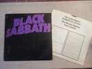 METAL white label promo Black Sabbath Master of Reality w/poster/t. strip/bio WB