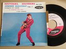 EP 45 T JOHNNY HALLYDAY SOUVENIRS SOUVENIRS  languette