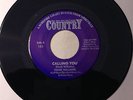 PROMO 45 Hank Williams Calling You and Patsy Cline Live  / 45 rpm NM+