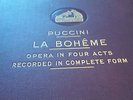 PUCCINI LA BOHEME OPERA IN 4 ACT RECORDED IN COMPLETE FORM HMV C1513-25