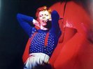 David Bowie Glass Asylum Dbl clear vinyl lp live LA 74 poster gatefold new
