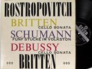 Rostropovich, Debussy/Schumann/Britten Decca Stereo LP SXL-2276 Original WB, UK