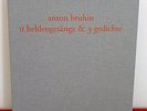 ANTON BRUHIN 11 heldengesange & 3 gedichte 2x10” BOX 1977 70ex fluxus avant