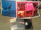 LP PINK FLOYD - THE DARK SIDE OF THE MOON - 2 POSTER/STICKER - UK - SHVL 804 -