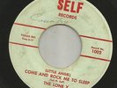 ROCKABILLY - LONE X and the OUTLAWS- COME AND ROCK ME   -HEAR BOTH-1959 SELF