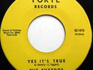 The TUXEDOS 45 Yes It's True / Trouble, Trouble FORTE Doo Wop mg883
