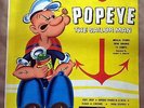 POPEYE THE SAILOR MAN VINTAGE 33 RPM VINYL RECORD  1960's Rocking Horse Records