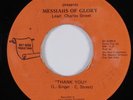 Modern Soul Gospel 45 MESSIAHS OF GLORY Thank You SKY HERO PRODUCTIONS HEAR