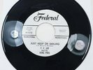 T.C. LEE & KING PINS Lonesome Rooster / Keep Smiling FEDERAL wlp dj r&b 45 HEAR